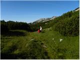 Planina Ravne - Kocbekov dom na Korošici